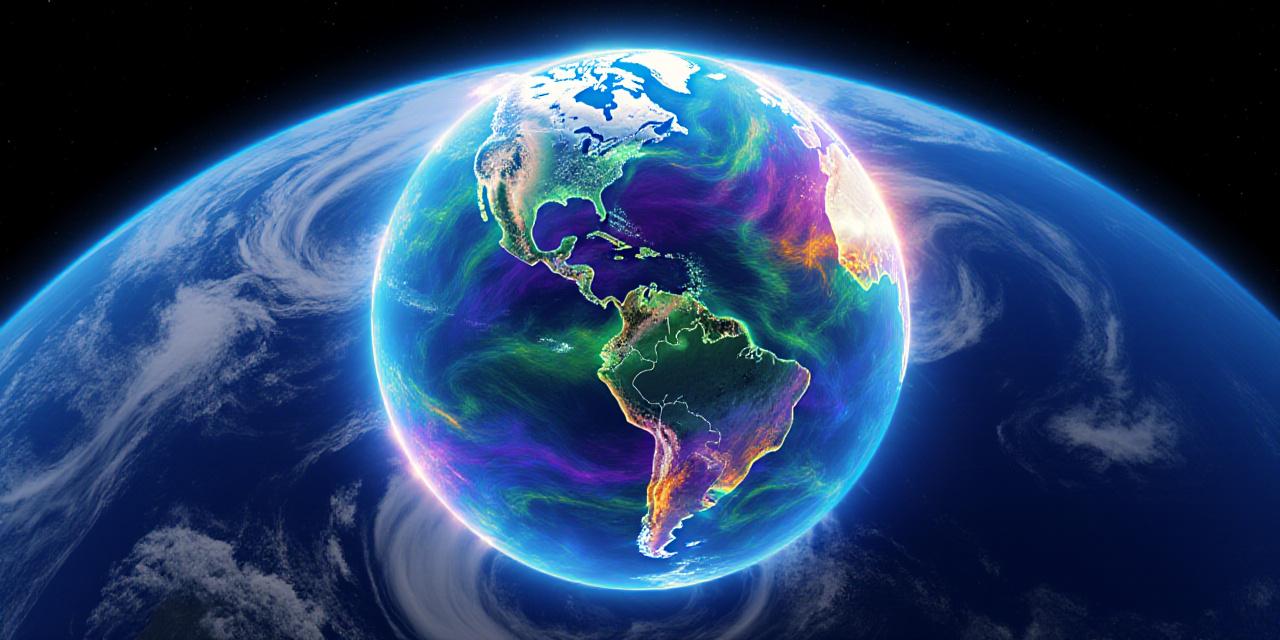 Global climate model data visualization